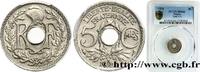 FRANCE 5 centimes Lindauer, petit module III REPUBLIC Paris 1924 (17mm, 2g, 6h) -