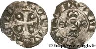 FRANCE Denier PICARDY - COUNTY OF PONTHIEU - JEAN Ier Abbeville n.d. (18mm, 0,74g, 7h) -