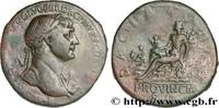 THE ANTONINES (96 AD to 192 AD) Sesterce TRAJANUS Rome 113 (32,5mm, 22,79g, 6h) -