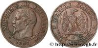 FRANCE Deux centimes Napoléon III, tête nue SECOND EMPIRE Lyon 1857 (20mm, 1,92g, 6h) -