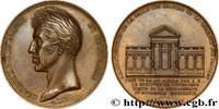 FRANCE Médaille, Reconstruction de la salle des séances d MONUMENTS 75 - Paris 1829 (50,5mm, 60g, 12h) -