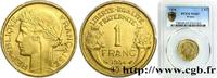 FRANCE 1 franc Morlon III REPUBLIC Paris 1934 (23mm, 4g, 6h) -