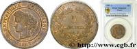 FRANCE 5 centimes Cérès III REPUBLIC Paris 1887 (25mm, 5g, 6h) -