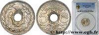 FRANCE 5 centimes Lindauer, grand module III REPUBLIC Paris 1917 (19mm, 3g, 6h) -
