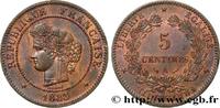 FRANCE 5 centimes Cérès III REPUBLIC Paris 1883 (25mm, 5,03g, 6h) -