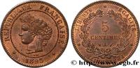 FRANCE 5 centimes Cérès III REPUBLIC Paris 1893 (25mm, g, 6h) -