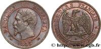 FRANCE Deux centimes Napoléon III, tête nue SECOND EMPIRE Lyon 1853 (20mm, g, 6h) -