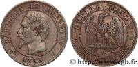 FRANCE Deux centimes Napoléon III, tête nue SECOND EMPIRE Lille 1853 (20mm, 1,93g, 6h) -