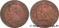 FRANCE Deux centimes Napoléon III, tête nue SECOND EMPIRE Lyon 1857 (20mm, 1,96g, 6h) -