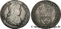 FRANCE Demi-écu, portrait à la mèche longue LOUIS XIV THE SUN KING Bayonne 1651 (32,5mm, 13,58g, 6h) -