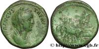 THE ANTONINES (96 AD to 192 AD) Sesterce FAUSTINA MAJOR Rome 141 (32mm, 21,93g, 12h) -