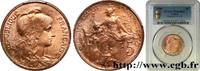 FRANCE 5 centimes Daniel-Dupuis III REPUBLIC 1908 (25mm, 5g, 6h) -
