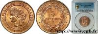 FRANCE 5 centimes Cérès III REPUBLIC Bordeaux 1874 (25mm, 5g, 6h) -
