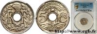 FRANCE 5 centimes Lindauer, petit module III REPUBLIC Paris 1923 (17mm, 2g, 6h) -