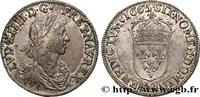 FRANCE Demi-écu, portrait apollinien LOUIS XIV THE SUN KING Bayonne 1665 (33mm, 13,51g, 6h) -