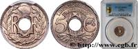 FRANCE 5 centimes Lindauer, petit module III REPUBLIC 1927 (17mm, 2g, 6h) -