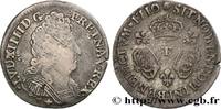 FRANCE Dixième d'écu aux trois couronnes LOUIS XIV THE SUN KING Nantes 1710 (22,5mm, 2,85g, 6h) -