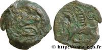 FRANCE Bronze au loup et au pégase à gauche, à la croix b BITURIGES CUBI, UNSPECIFIED Levroux Ier siècle avant J.-C. (14,5mm, 2,24g, 12h) -