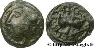 FRANCE Potin Q. DOCI au quadrupède GALLIA BELGICA - SEQUANI (Area of Besançon) c. 60-50 AC. (20,5mm, 4,07g, 9h) -