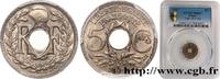 FRANCE 5 centimes Lindauer, petit module III REPUBLIC 1927 (17mm, 2g, 6h) -