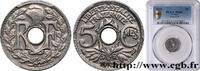 FRANCE 5 centimes Lindauer, petit module III REPUBLIC Paris 1925 (17mm, 2g, 6h) -