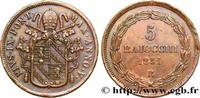 ITALY - PAPAL STATES - PIUS IX (Giovanni Maria Mas 5 Baiocchi an V ITALY - PAPAL STATES - PIUS IX (Giovanni Maria Mastai Ferretti) Rome 1851 (40mm, 40,38g, 6h) -