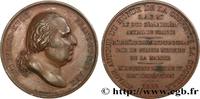 FRANCE Médaille, Voyage de la corvette “La Coquille” LOUIS XVIII 1822 (50mm, 60,73g, 12h) -