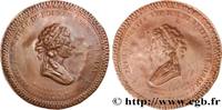 FRANCE Médaille, cliché uniface, Marie Thérèse, fille du LA CONVENTION c.1795 (52mm, 3,44g, 12h) -