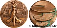 FRANCE Médaille, Conservatoire national des arts et métie ENSEIGNEMENT Monnaie de Paris 1971 (71,5mm, 287,9g, 12h) -