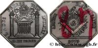 FRANCE LES FRÈRES UNIS INTIMES - Refrappe LOGES A L’ORIENT DE PARIS - LOGES PARISIENNES 1985 (33mm, 22,92g, 12h) -
