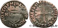 FRANCE Douzain DOMBES - PRINCIPALITY OF DOMBES - HENRI DE MONTPENSIER Trévoux 1595 (24mm, 2,20g, 9h) -
