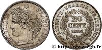 FRANCE 20 centimes Cérès, IIe République II REPUBLIC Paris 1850 (15mm, 1g, 6h) -