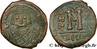 THE EMPIRE FROM ANASTASIUS TO MAURICE TIBERIUS (49 Follis MAURICIUS TIBERIUS Theoupolis (Antioche) 596-597 (27mm, 10,56g, 6h) -