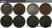 FRANCE Lot de quatre Monnerons de 5 sols au serment LOTS Birmingham, Soho 1792 (38mm, 109,5g, 6h) -