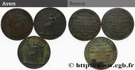 FRANCE Lot de trois Monnerons de 2 sols à la Liberté LOTS Birmingham, Soho n.d. (32mm, 51,91g, 6h) -