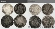FRANCE Lot de 4 monnaies royales LOTS Ateliers divers n.d. (mm, 4,70g, h) -