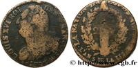 FRANCE 2 sols dit au faisceau, type FRANÇOIS THE CONVENTION metz 1793 (32mm, 23,48g, 6h) -