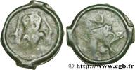 FRANCE Potin au personnage de face, classe I GALLIA BELGICA - REMI (Area of Reims) Reims (51) c. 60-40 AC. (22,5mm, 4,52g, 9h) -
