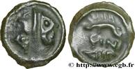 FRANCE Potin OYINDIA à la tête janiforme GALLIA BELGICA - LINGONES (Area of Langres) Langres (52) c. 80-50 AC. (17,5mm, 2,53g, 9h) -
