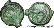 FRANCE Potin au sanglier et au bucrane GALLIA BELGICA - MELDI (Area of Meaux) Ier siècle avant J.-C. (20mm, 3,15g, 9h) -