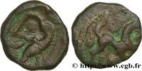 FRANCE Bronze au cheval et au sanglier, “type des dépôts AMBIANI (Area of Amiens) Amiens (80) c. 60-40 AC. (14mm, 2,35g, 9h) -