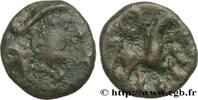 FRANCE Bronze au cheval, BN 8432 AMBIANI (Area of Amiens) Amiens (80) c. 60-40 AC. (14,5mm, 2,16g, 9h) -