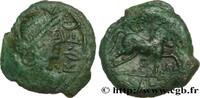 FRANCE Bronze ROVECA, classe V GALLIA BELGICA - MELDI (Area of Meaux) c. 60-40 AC. (19mm, 3,32g, 3h) -