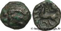 FRANCE Quart de statère “aux segments de cercles”, cheval GALLIA BELGICA - REMI (Area of Reims) Reims (51) c. 80-50 AC. (12mm, 1,10g, 10h) -