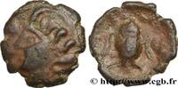 FRANCE Bronze à la tête de face, BN. 8405 AMBIANI (Area of Amiens) Amiens (80) c. 60-40 AC. (14,5mm, 2,20g, 3h) -