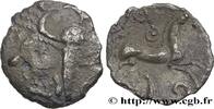 FRANCE Denier d'argent scyphate dit “à l'hippocampe” AMBIANI (Area of Amiens) Amiens (80) c. 60-50 AC. (12,5mm, 0,84g, 6h) -