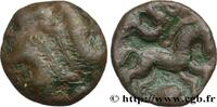FRANCE Bronze aux sangliers affrontés AMBIANI (Area of Amiens) Amiens (80) c. 60-40 AC. (13mm, 1,58g, h) -