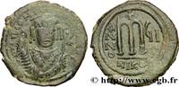 THE EMPIRE FROM ANASTASIUS TO MAURICE TIBERIUS (49 Follis TIBERIUS II CONSTANTINE Nicomédie 580-581 (31mm, 13,17g, 6h) -