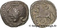 FRANCE Denier à la tête casquée EDUENS, ÆDUI (BIBRACTE, Area of the Mont-Beuvray) Autun (71) c. 80-50 AC. (15mm, 1,72g, 3h) -