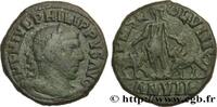 THE MILITARY CRISIS(235 AD to 284 AD) Sesterce PHILIPPUS Viminacium, Mésie Supérieure 245-246 (28,5mm, 21,72g, 7h) -